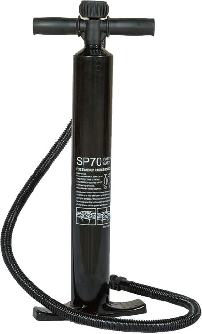 Enero SUP Board Pump with Readable Indicator - Universal Tip - Suitable for All Standard SUP Boards - Convenient to Use - Capacity 2.2 L - Pressure 27 PSI