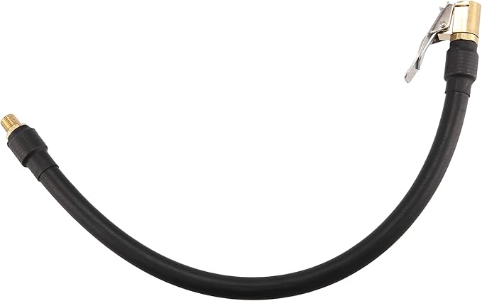 X AUTOHAUX 30cm 12" Flexible Air Tire Valve Extension Adaptor Motorcycle Auto Car Tire Stem Extender Quick Clamp Fittings