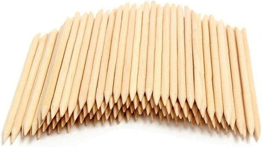 Generic 20 pcs Cuticle Pusher Nail Art Cuticle Orange Wood Sticks for Cuticle Removal Manicure Manicure Instrument Convenient and Attractive