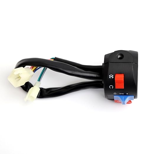Zuma Chinese Scooter Waterproof Aluminum 78'' 22mm LeftRight Side Handle Switch Control Assembly Set with Ignition Cutoff Function for Disc Brake System GY6 50cc 125cc 150cc Moped Scooter Motorcycle
