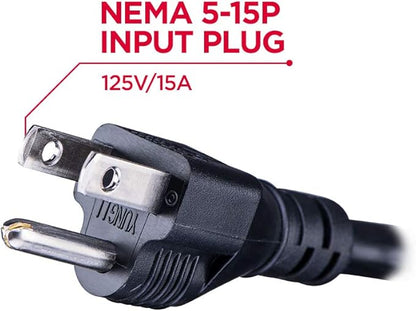 CyberPower CPS1215RMS Surge Protector, 120V15A, 12 Outlets, 15 ft Power Cord, 1U Rackmount