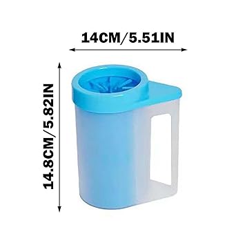 Dog Paw Cleaner With Handle, Mud Buster Dog Paw Cleaner, Dog Paw Cleaner Cup, For Small Medium Large Breed DogsCats (B-M)