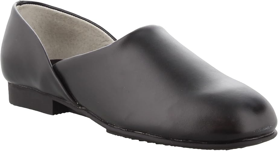 L.B. Evans Mens Radio Tyme Slip On Casual Slippers Casual - Black