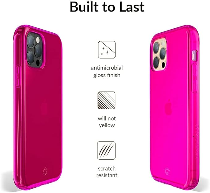 VELVET CAVIAR for iPhone 13 Pro Max Case - Girly Cute Protective Cover for Women - 10ft Drop Tested - Neon Pink