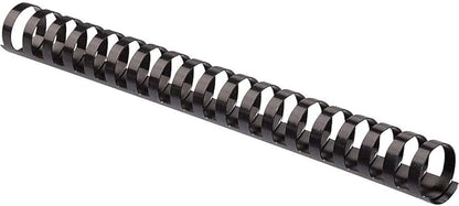 Fellowes Plastic Comb Bindings, 1 Inch, 200-Sheet Capacity, Black, 10 per Pack (52383)