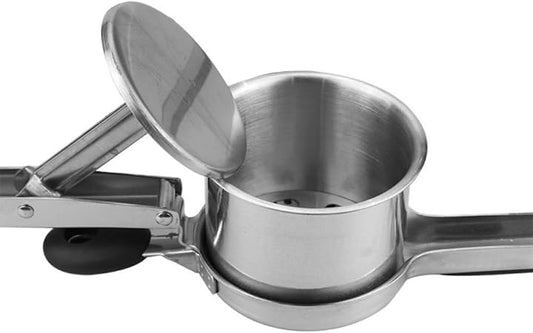 Portable Manual Silicone Handle Stainless Steel Potato ricer Squeezer Food Crusher Masher Tool