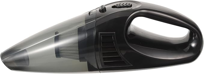 PRETYZOOM 12v Vacuum Cleaner for Car Handheld Auto Vacuum Wet Dry Cordless Rechargeable Black
