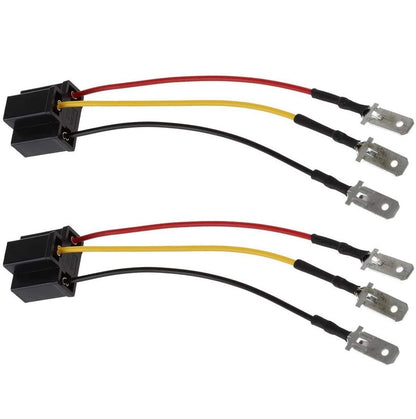 Partsam H4 9003 HB2 Wire Wiring Harness Sockets for 4"x6" 7"x6" 5"x7" inch Sealed Beam Car Truck Headlights Pickup Heavy Duty Headlamp (1PCS)