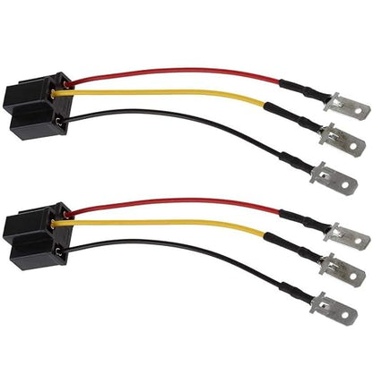 Partsam H4 9003 HB2 Wire Wiring Harness Sockets for 4"x6" 7"x6" 5"x7" inch Sealed Beam Car Truck Headlights Pickup Heavy Duty Headlamp (1PCS)