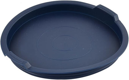 Qtqgoitem Round Mixing Glass Bowl Storage Cover Lid Sealing Cap 16cm Dia Blue (model: 318 ca9 6ba 703 e67)