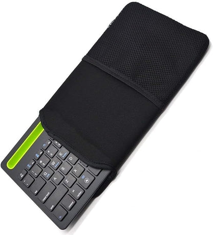 AF-WAN Soft Neoprene Case Storage Bag for Logitech MX Keys Mini Wireless Keyboard Storage Pouch Black