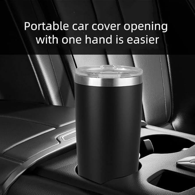 20oz Insulated Cup, Car Cup, Vacuum Stainless Steel Water Ccup With Lid and Straw, Suitable for Travel, Ddriving, and Office (Rose, Straw cover), CTBWB058