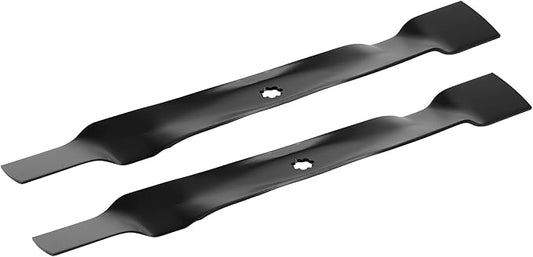 Mower Mulching Blade 42 inch Deck for GX22151 John Deere GY20850 AM137333 AM137328 AM141033, X300 and Z225 LA120 LA125 LA135 X105 X110 X120, 2 Pack