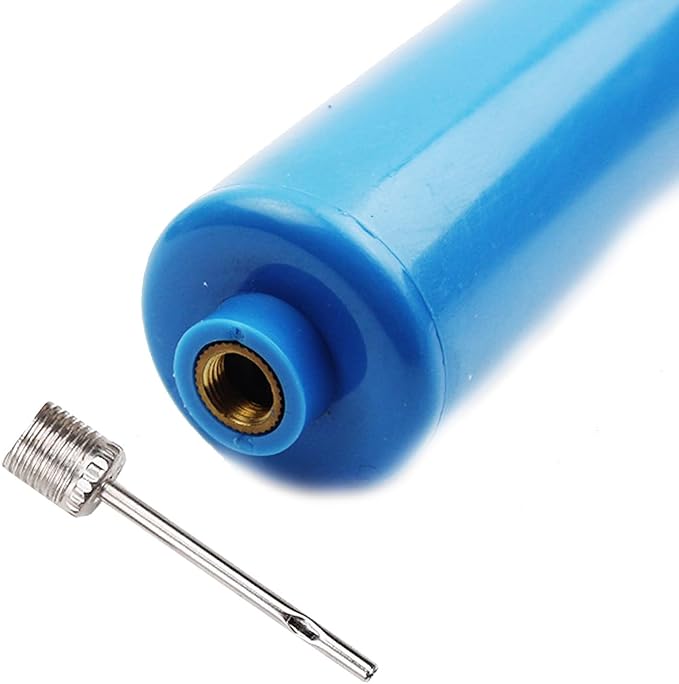 Pump and Needle Comfortable Handle with Metal Rod Suitable for Soccer Basketball Football Ball and Balloon