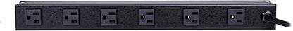 CyberPower CPS1215RMS Rackmount Surge Protector, 120V/15A, 12 Outlets, 15 ft Power Cord, 1U Rackmount