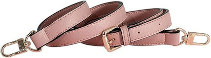 Leather Strap for Purse Replacement Purse Straps Crossbody Leather Bag Strap Strap for Purse Light Gold Clasp Pink