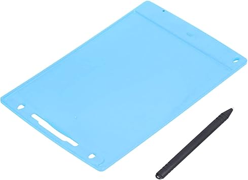 Writing Tablet 8.5 Inches Full Screen Portable LCD Digital Writing Board with Pen for Drawing Graffiti Meeting RecordBlack (Blue)