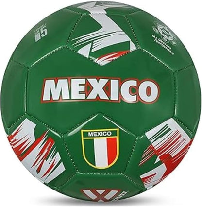 Vizari National Team Soccer Balls | Durable Faux Leather & Rubber, Three Sizes, Nine Countryballs - Elevate Your Play with Iconic Team Representation
