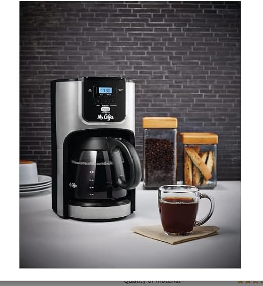 Mr. Coffee 12-Cup Coffee Maker Rapid Brew System Programmable Coffee Maker