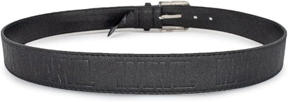 Buckle-Down unisex-adult Marvel Belt, Vegan Leather Belt, Marvel Brick Logo EmbossedBelt