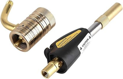 Torch Welding Tool, Gas Self Ignition Turbo Torch Brazing Soldering Welding Plumbing Gun Tool for Welding Soldering of Plumbing Air Conditioning Heating Refrigeration