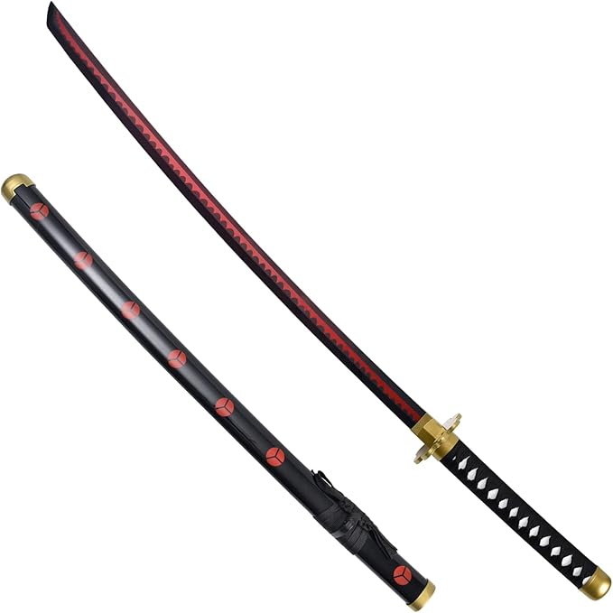 Anime Sword 41 inch,Zoro Sword/wado ichimonji Sword/Anime Original Texture,for Role-Playing and Collection, with One Display Stand