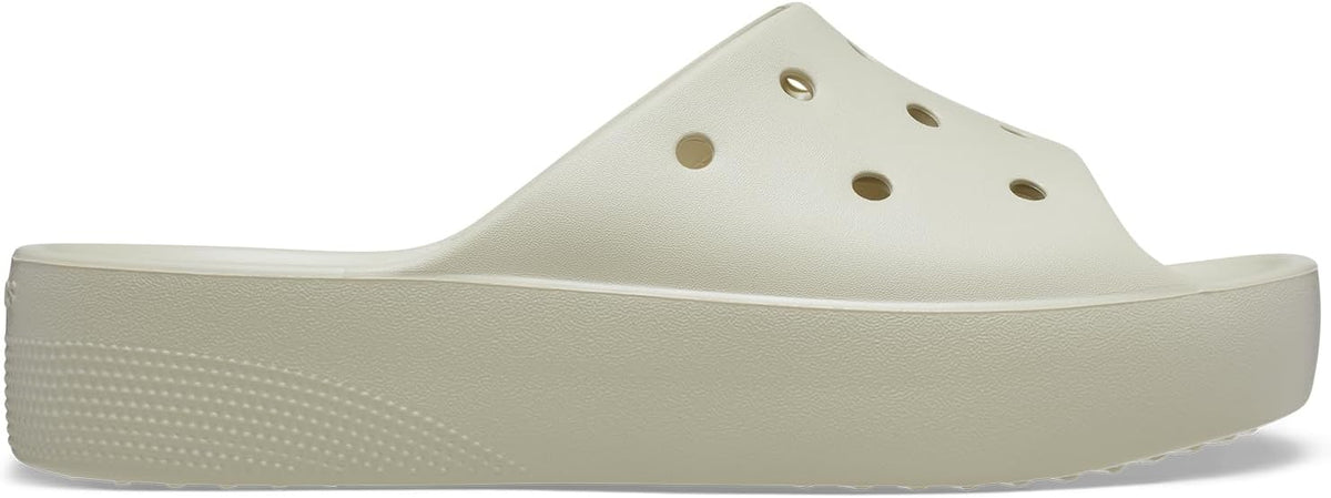 White Crocs Women's Classic Slide | Platform Sandals