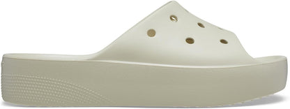 White Crocs Women's Classic Slide | Platform Sandals