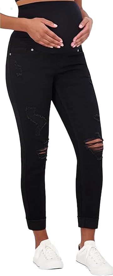 Savi Parker Women’s Maternity Jeans Over The Belly - Pregnancy Clothes for All Seasons, Maternity Pants