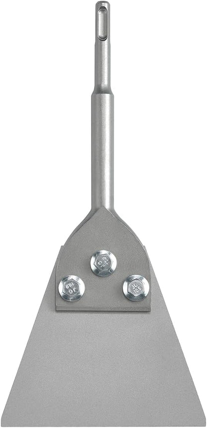 5 Inch Wide SDS-Plus Floor Scraper Tile Thinset Scaling Chisel SDS-Plus Shank Thinset Scraper Adhesives Remover Wall Scraper Fits SDS-Plus Rotary Hammers and Chipping Hammer Drills (5" x 10")