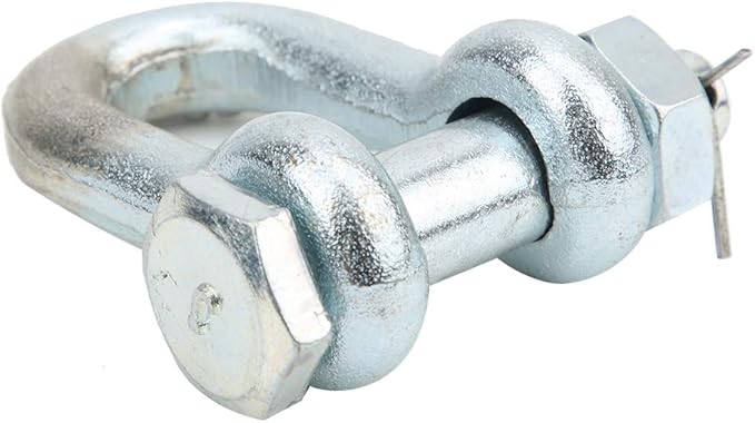 2T 3.25T 4.75T 6.5T Heavy Duty Anchor Shackle, Galvanized Alloy Steel, Corrosions and Wear, High Strength, for Maritime and Lifting Applications (2T)