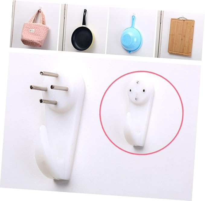 Ciieeo 2sets Invisible Hanger Seamless Nails for Wall Drywall Photo Frames Lightweight 10pcs2