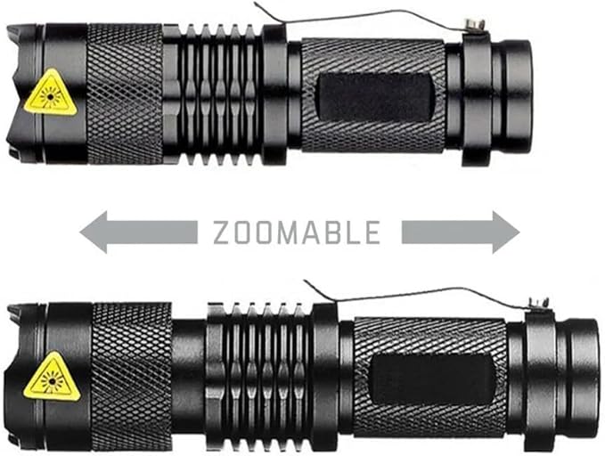 HEPBAK Torch Flashlight Small Tacticals Waterproof Handheld Mini Outdoor Tools Powerful LED 1000Lumens Camping Equipment