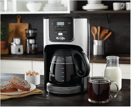 Mr. Coffee 12-Cup Coffee Maker Rapid Brew System Programmable Coffee Maker