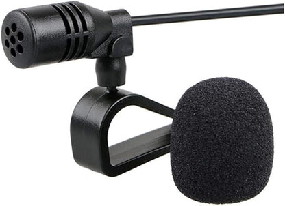 Car Microphone 3.5mm Stereo External Mic Car Radio Microphone Compatible with Kenwood Boss Corehan Power JVC Sony Jensen Alpine Vehicle Head Unit car Stereo Enabled Audio GPS DVD