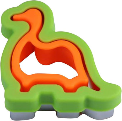 Stainless Steel Cutter Cake Flower Shaped Baking Tool Birthday Cookie (Green, 10.5x10.5x4cm)