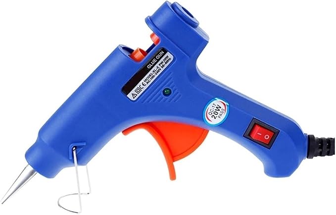 Hot Glue Gun Glue Gun With 7*100MM Glue Sticks Mini Hot Melt Glue Gun Industrial DIY Guns Hot Melt Glue Gun Electric Heat Temperature Repair Tool for DIY Arts, Crafts and Quick Repairs(Only glue gun)
