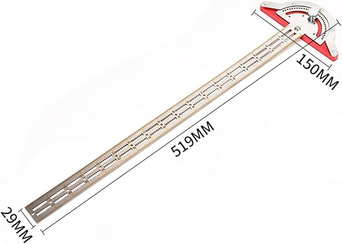 MYCENSE Premium Woodworking Angle Gauge Tool - Ultimate Precision Instrument for Craftsmen, 20inch