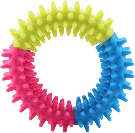 Dog Chew Toy Tricolor Aggressive Chewers Large 11  11  3cm Cute Shape Chew Toy Teeth Cleaning Toy for Pet Dog Puppy