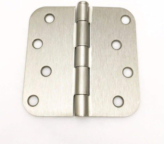 Satin Nickel Door Hinge 4" with 58" Corner Radius 4 inch