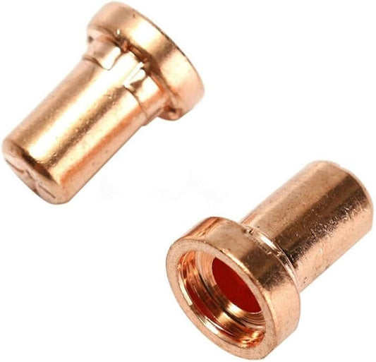 60Pcs Extended Long Electrode Tip Consumables For PT31 Air Plasma Cutter, Plasma Cutting Equipment Electrode Nozzle Kit