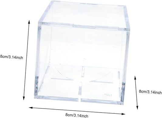 Baseball Display Case Acrylic Box for Baseball Balls Desktop Accessory