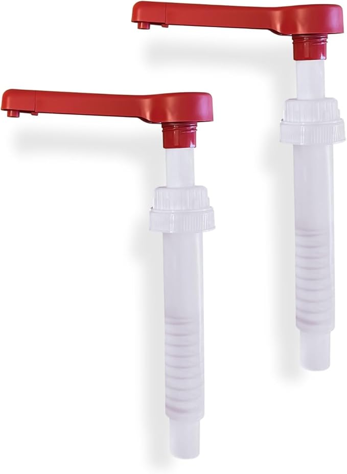 Sauce Pump Dispenser. Fontana Sauce. Coffee Beverage Syrup (63 oz Bottle) Dispensing Pump Set of 2. Fits Torani and Davinci Sauce Bottle