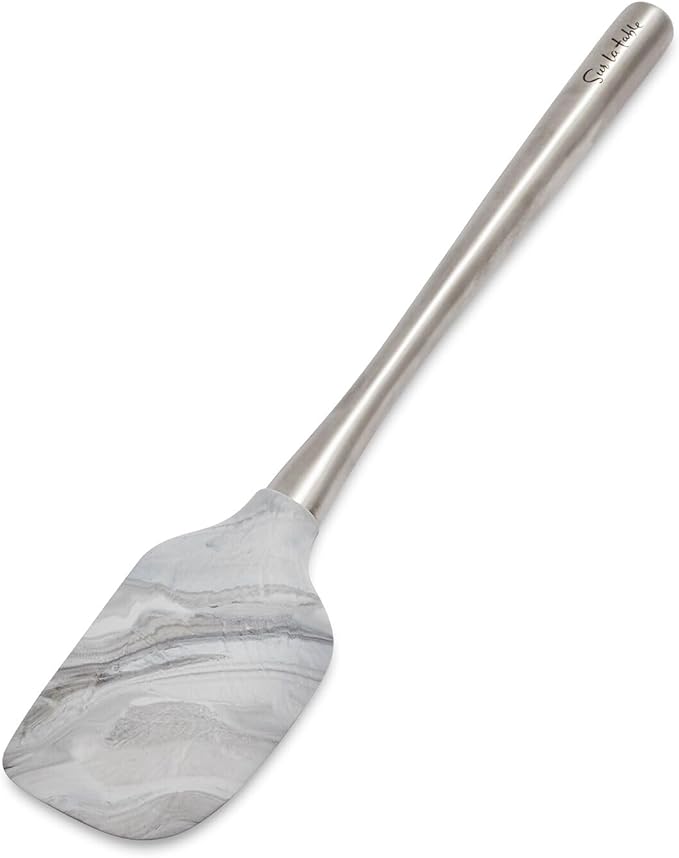 Sur La Table Flex-Core Silicone Spatula with Stainless Steel Handle, Marble