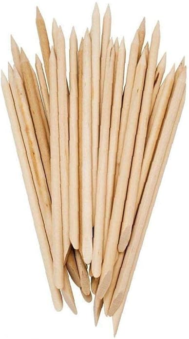 Generic 20 pcs Cuticle Pusher Nail Art Cuticle Orange Wood Sticks for Cuticle Removal Manicure Manicure Instrument Convenient and Attractive