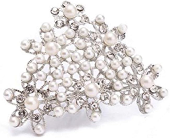 Utopiat Adult Pearl Tiara Hair Piece for Girls | Inspired by Breakfast at Tiffany's