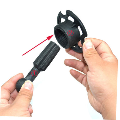 Outanaya Hair Mold Bracket Portable Mannequin Wig Stand for Training Sturdy Pe Material Small Bracket for Hair Salons and Wig Displays