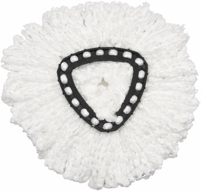 Triangular Microfiber Spin Mop Replacement Heads, Pack of 1 – Washable Mop Refills for Hard Floors
