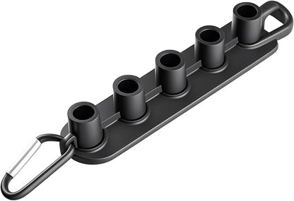 Pressure Washer Nozzle Holder, Rubber Pressure Washer Accessories with Clip, Great for 5 Tips, Nozzle Tips