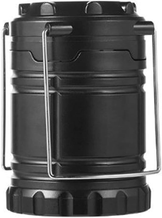 VINGVO Battery Powered Lights, Stainless Steel, Two Lighting Modes, Flashlights, Rechargeable Lamp, Camping Lantern, Emergency Light with Hanging Handle for Hiking, Camping, Fishing